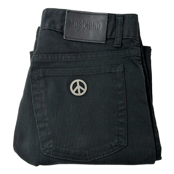 Moschino Other - Moschino Y2K Peace Sign Jeans Size 31 Black